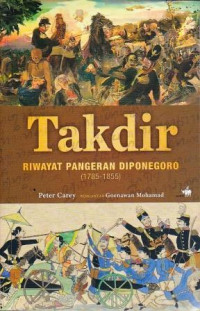 Image of Takdir : Riwayat Pangeran Diponegoro 1785-1855